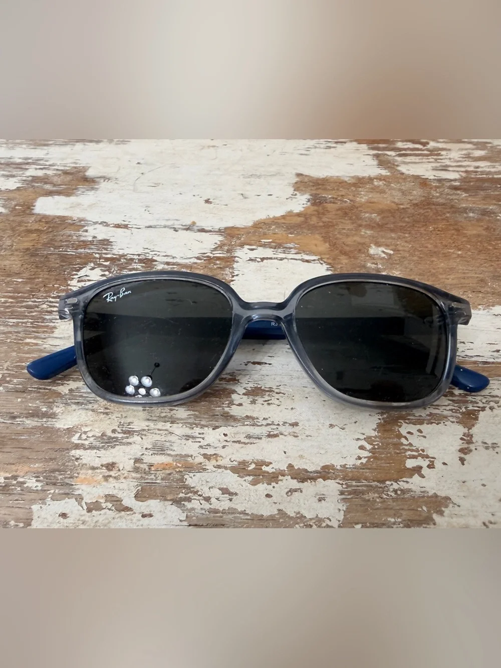 Ray-Ban Kids Black Sunglasses with Dark Lenses